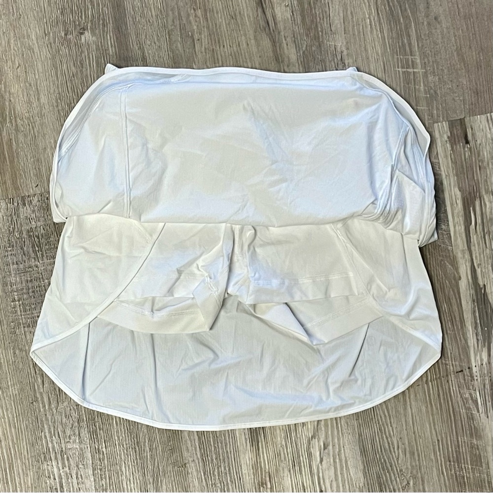 SOLD Lululemon Hotty Hot High-Rise Skirt in White Pickleball Tennis Golf Skort - Picture 9 of 16